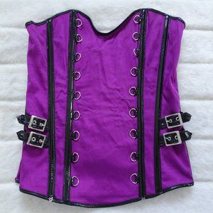 Fredrick's of Hollywood Corset Purple Large